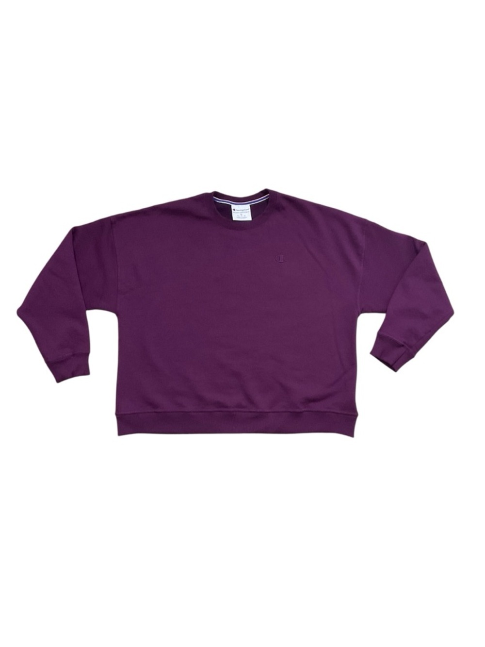 Champion Crewneck Sweatshirt Purple XL Embroidered Logo authentic athleticwear